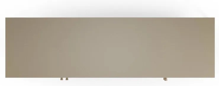 Кремав метален скрин 140x90x40 cm Fayna – Marckeric