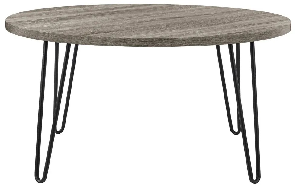 Масичка за кафе в кафяво и сиво, ø 90 cm Owen - Støraa