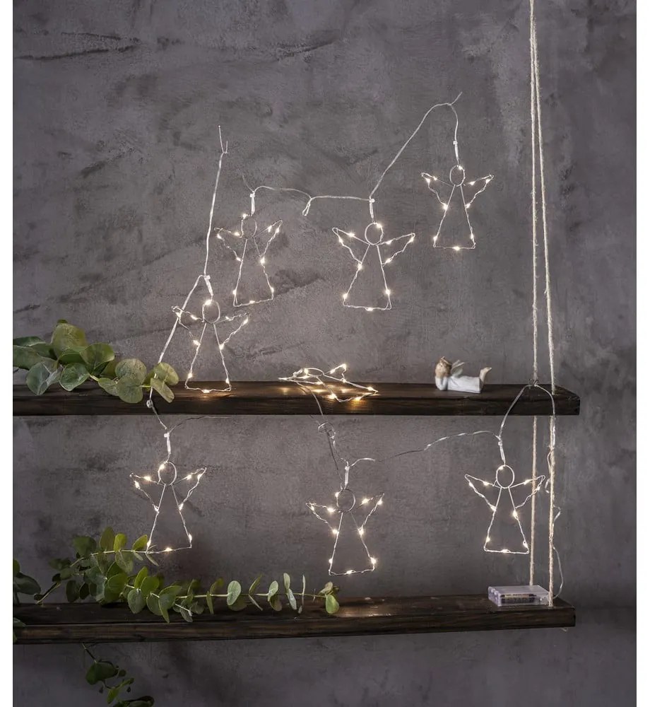 Светлинна верига на батерии с 8 броя крушки, дължина 175 cm Angela – Star Trading