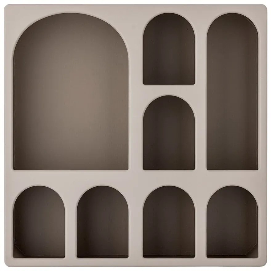 Сиво-бежов на няколко нива стенен рафт 48 cm Graphia – Bloomingville