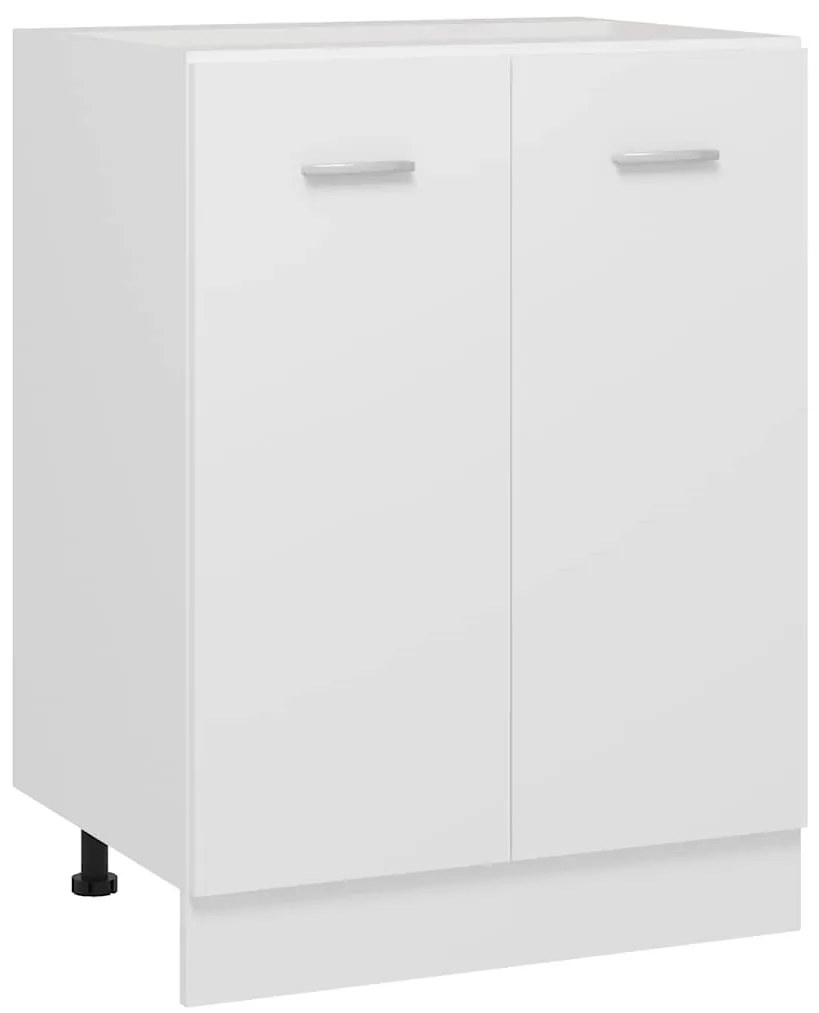 801188 vidaXL Долен шкаф "Lyon", бял, 60x46x81,5 см, инженерно дърво