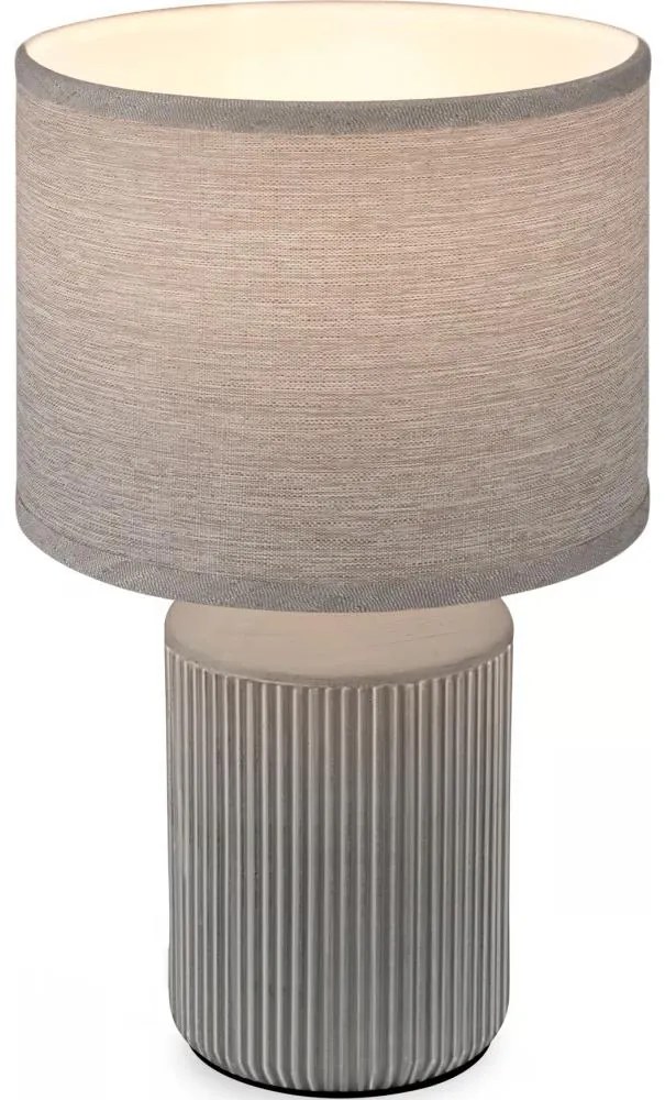 Brilo - Настолна лампа INO 1xE14/10W/230V сива