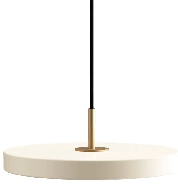 Кремаво LED затъмняващо се висящо осветително тяло с метален абажур ø 31 cm Asteria Plus Mini – UMAGE