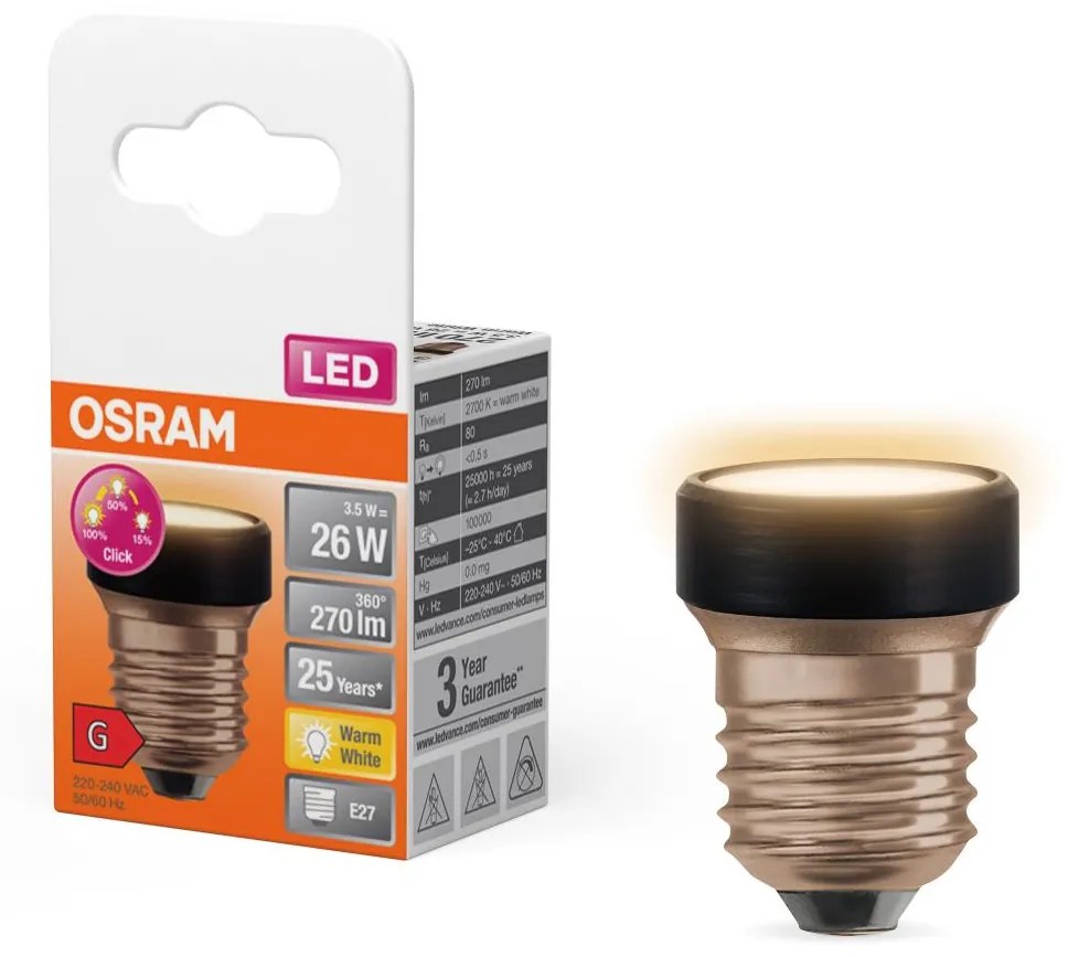 LED димируема крушка E27/3,5W/230V 2700K - Osram