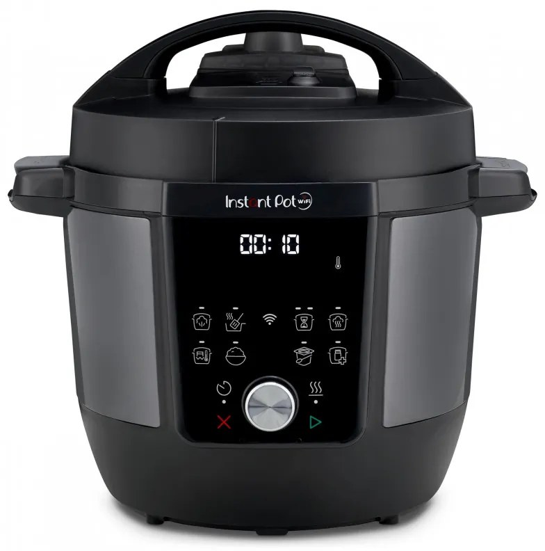 Мултикукър Instant Pot Plus 60 WiFi, 1000W, 5.7 л, 9 програми, WiFi управление, LCD дисплей, Неръждаема стомана, Черен