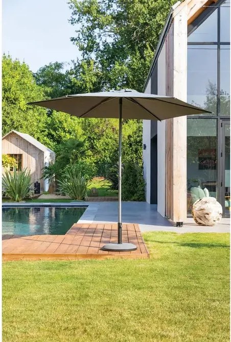 Прав накланящ се чадър Hesperide Soya, 2.7 m - Синьо-зелен