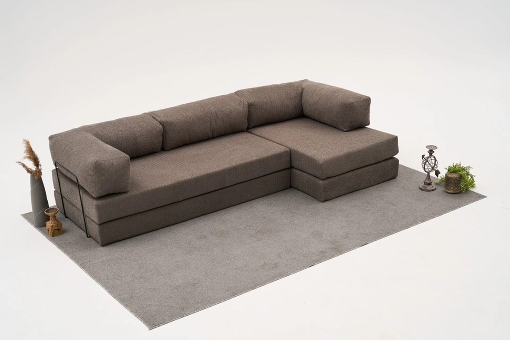 Ъглов диван Comfort, цвят Сив