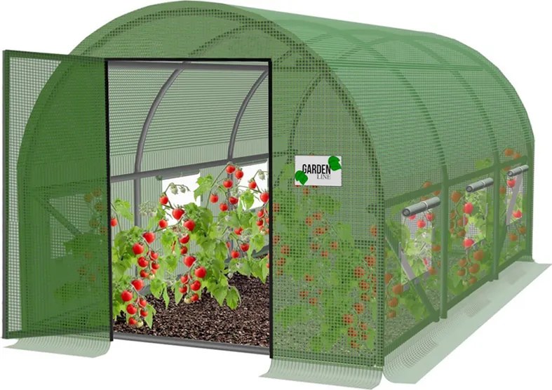 Градински политунел EXTRA 2 x 3 м с врата на панти