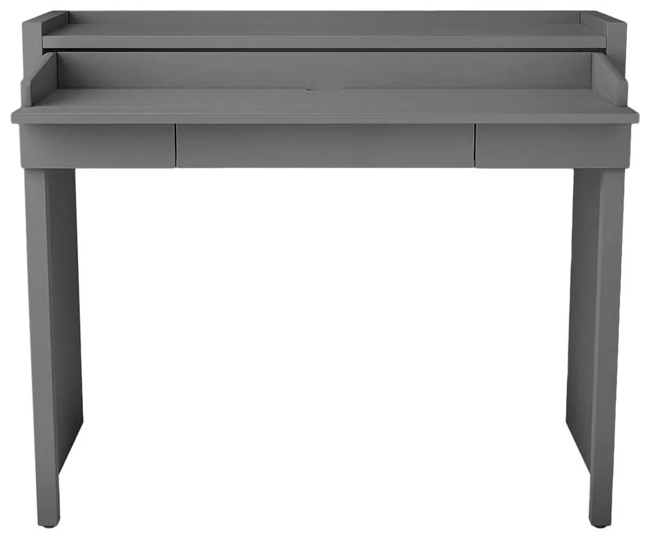 Сиво разтегателно бюро 36x110 cm Mel - Woodman