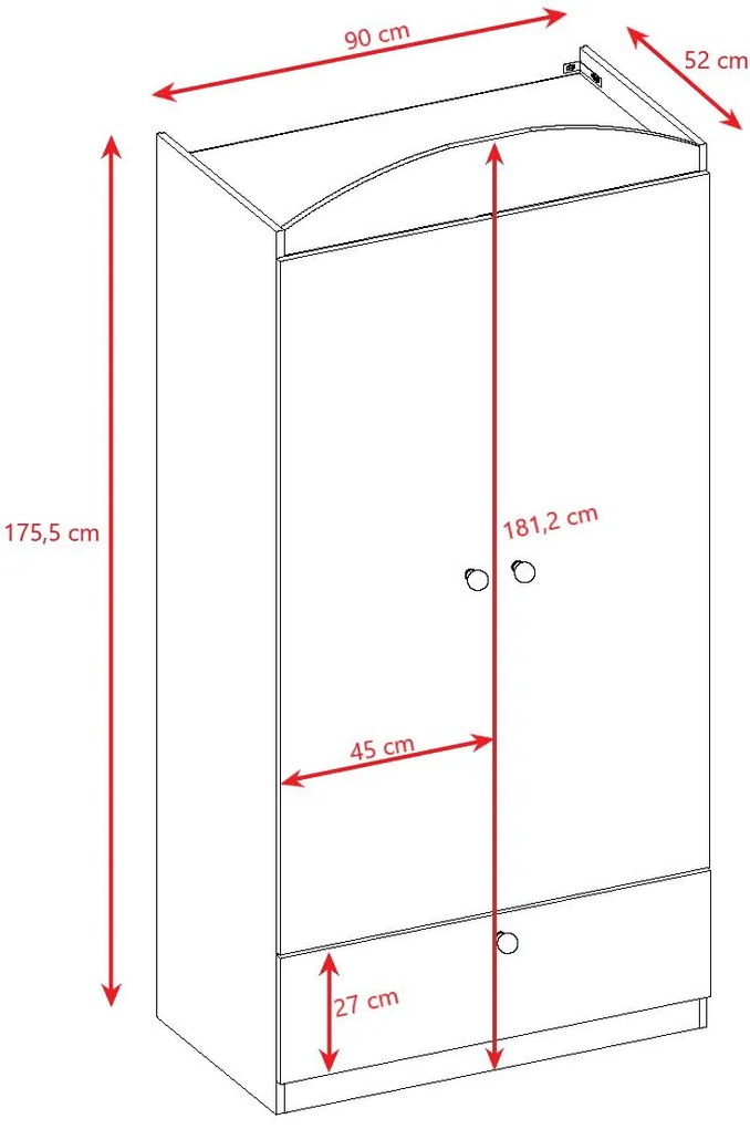 Гардероб Babydreams Cartoon-Leuko-Formula