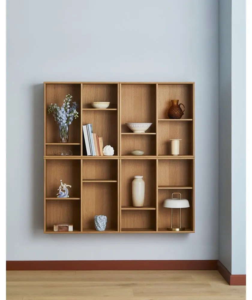 Висяща библиотека от декор от дъб в естествен цвят 70x70 cm Mistral – Hammel Furniture