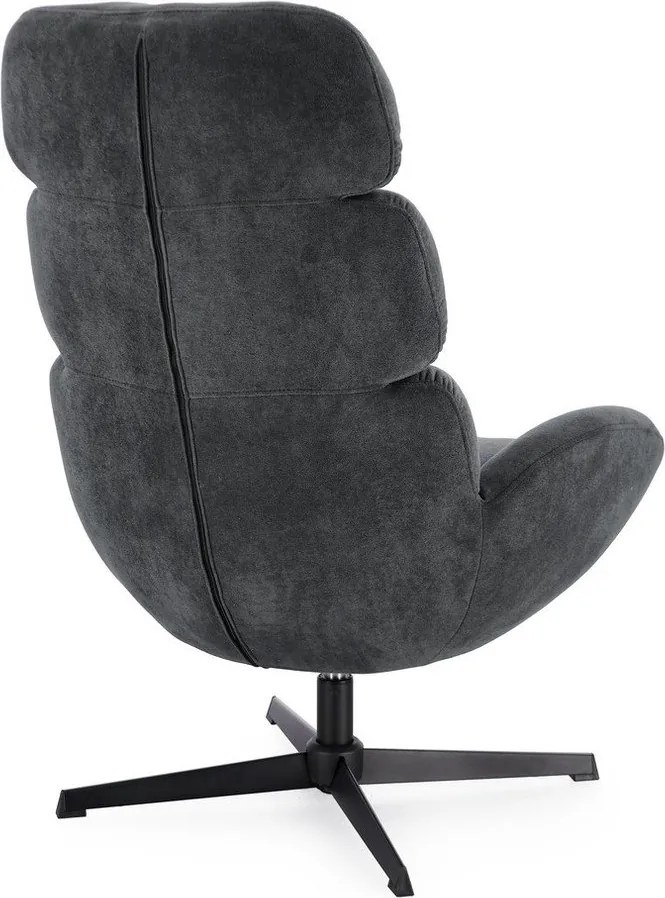 Черно въртящо се кресло Violante – Bizzotto