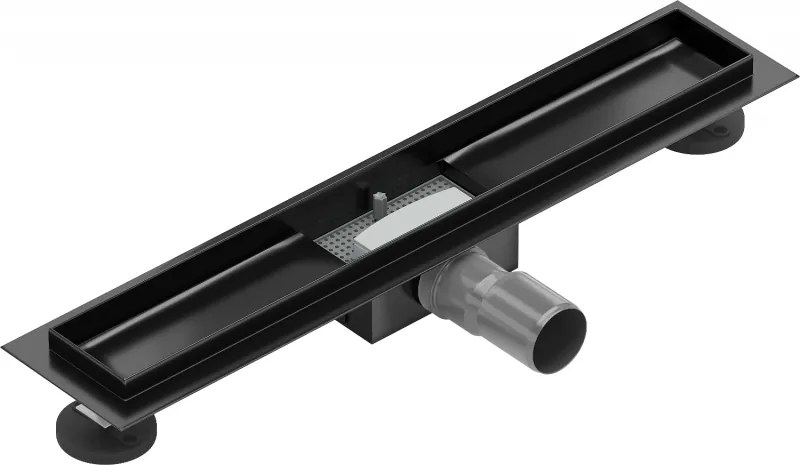 Mexen Flat корпус за линеен отвод 50 см, черен - 1715050