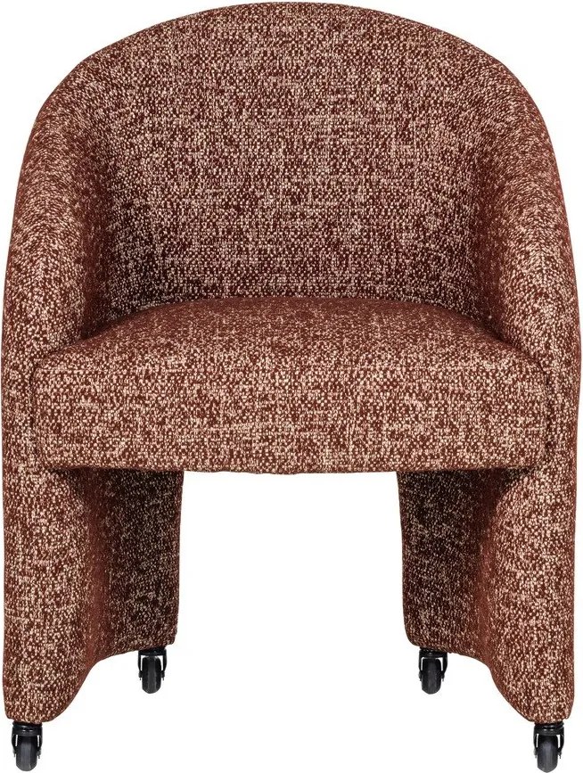 Теракотен тапициран офис стол Cordo – WOOOD