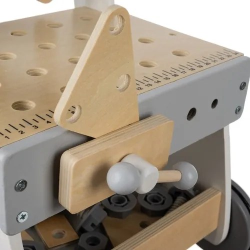 Дървена работилница за деца с инструменти - образователна играчка 3в1