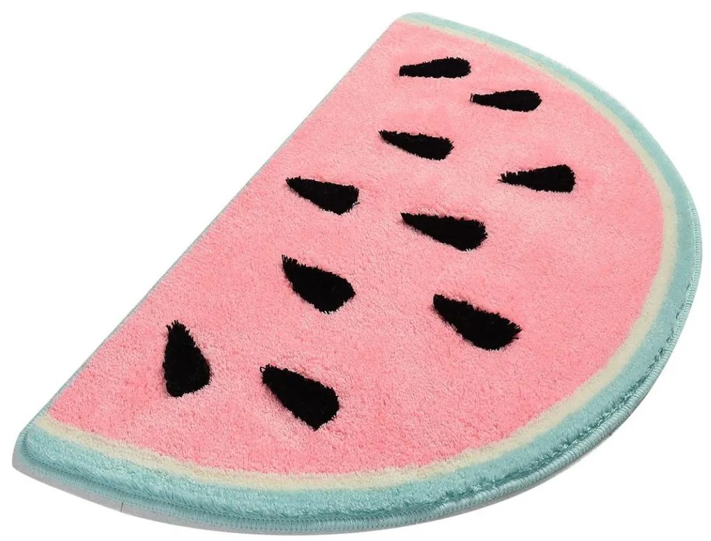 Килимче за баня KARPUZ 60x100 см, дизайн диня