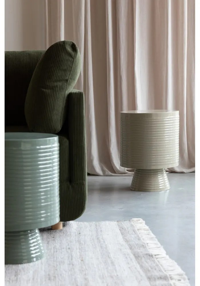 Метална кръгла странична масичка ø 35 cm Sven – White Label