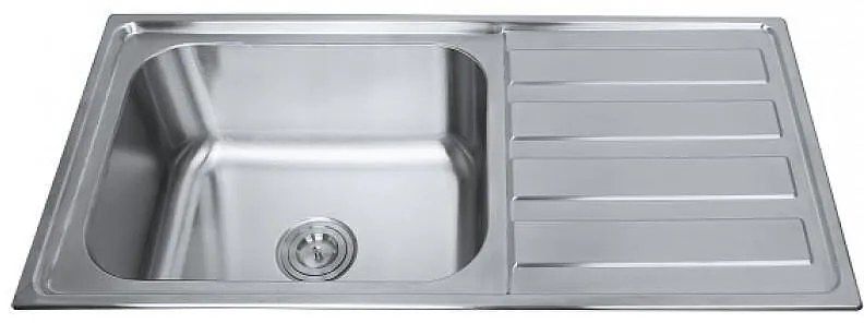 Кухненска мивка ICK10050R TAMPICO, алпака, лява, 100x52см