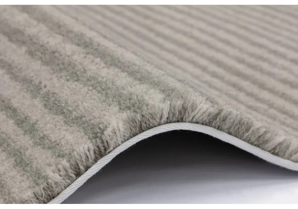 Кремав вълнен килим 200x300 cm Calisia M Ribs – Agnella