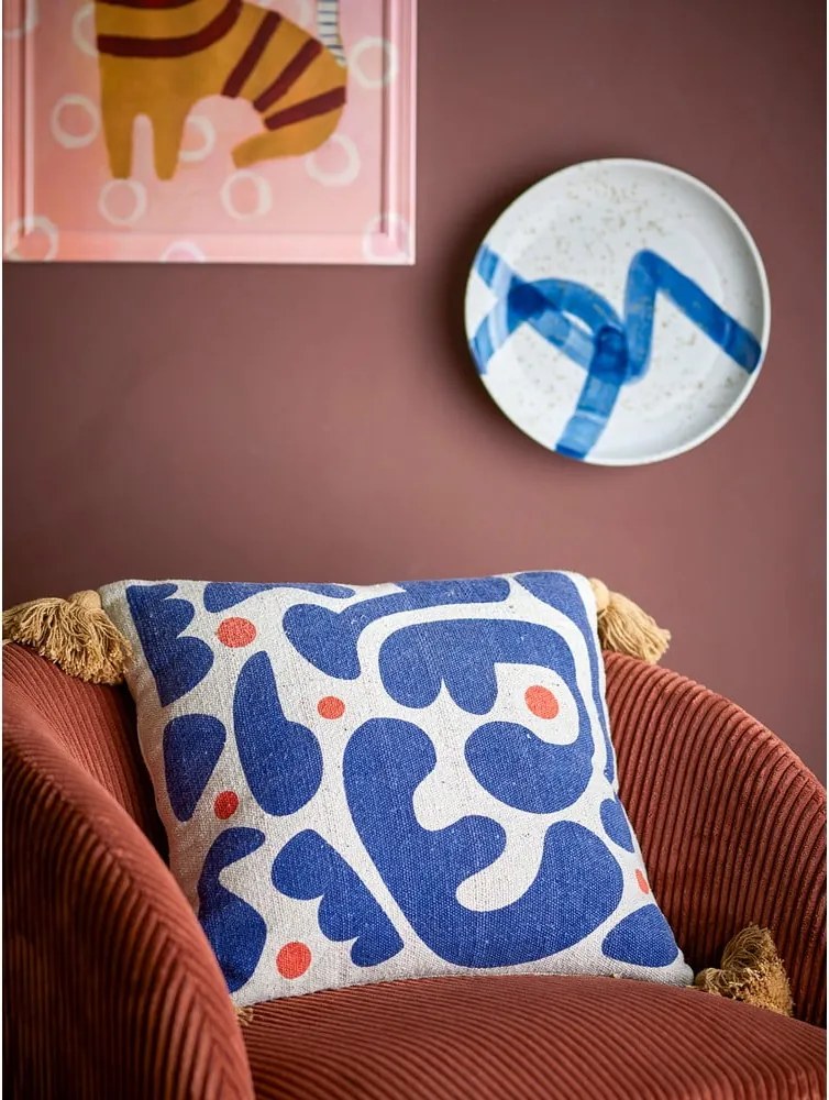 Декоративна възглавница от рециклиран памук 45x45 cm Eviaya – Bloomingville