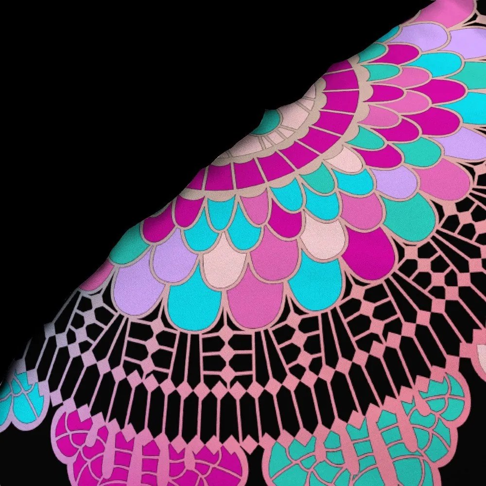 Черно единично памучно спално бельо 140x200 cm Porte Bonheur – douceur d'intérieur