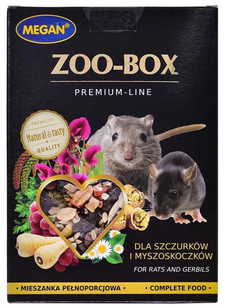 Мисля Megan Zoo-Box Premium Line Зеленчук Плъх Гризачи 550 g