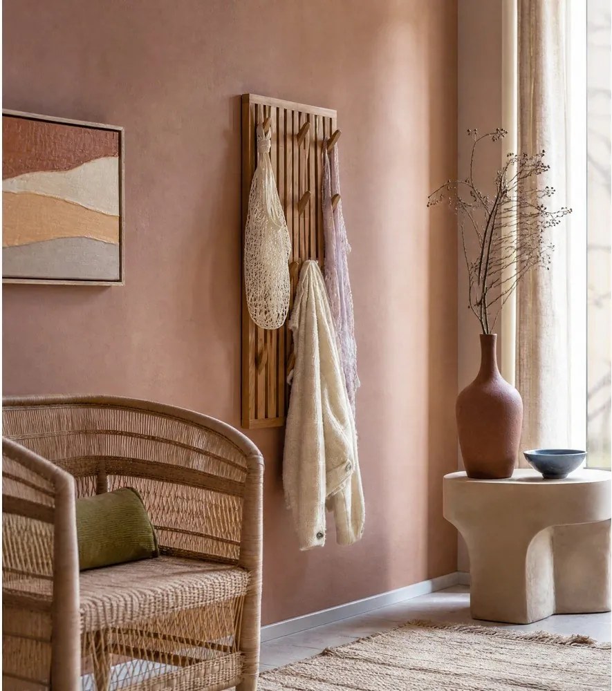 Панел за окачване от масивен дъб в естествен цвят 46x100x8 cm Parco – Spinder Design