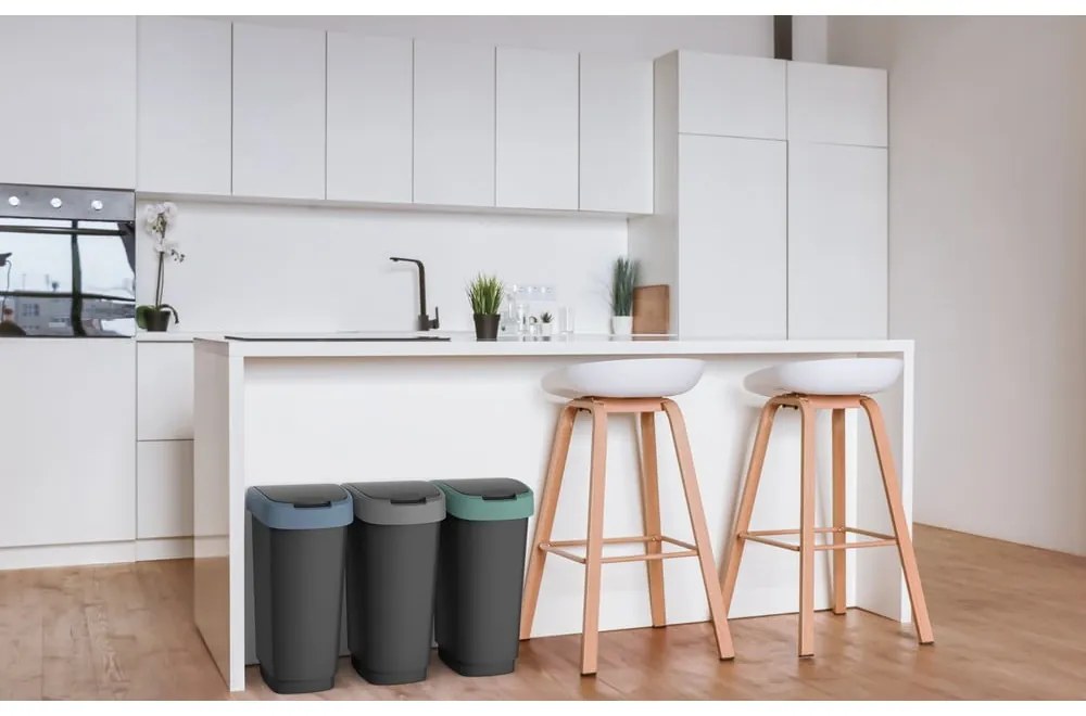Кошче за отпадъци от рециклирана пластмаса 25 L Twist - Rotho