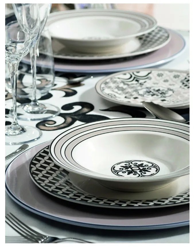 Комплект порцеланови чинии от 18 части Alhambra - Brandani