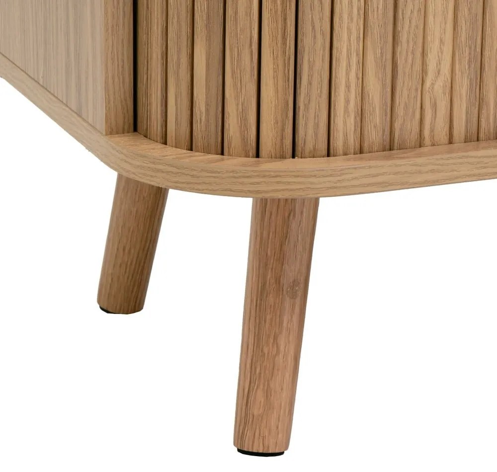 Библиотека от декор от дъб в естествен цвят 80x172x40 cm Elia – Casa Selección