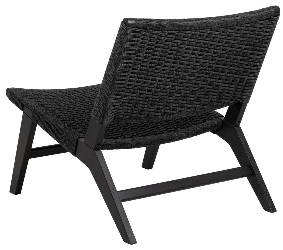 Черно кресло тъкано Carson – Actona