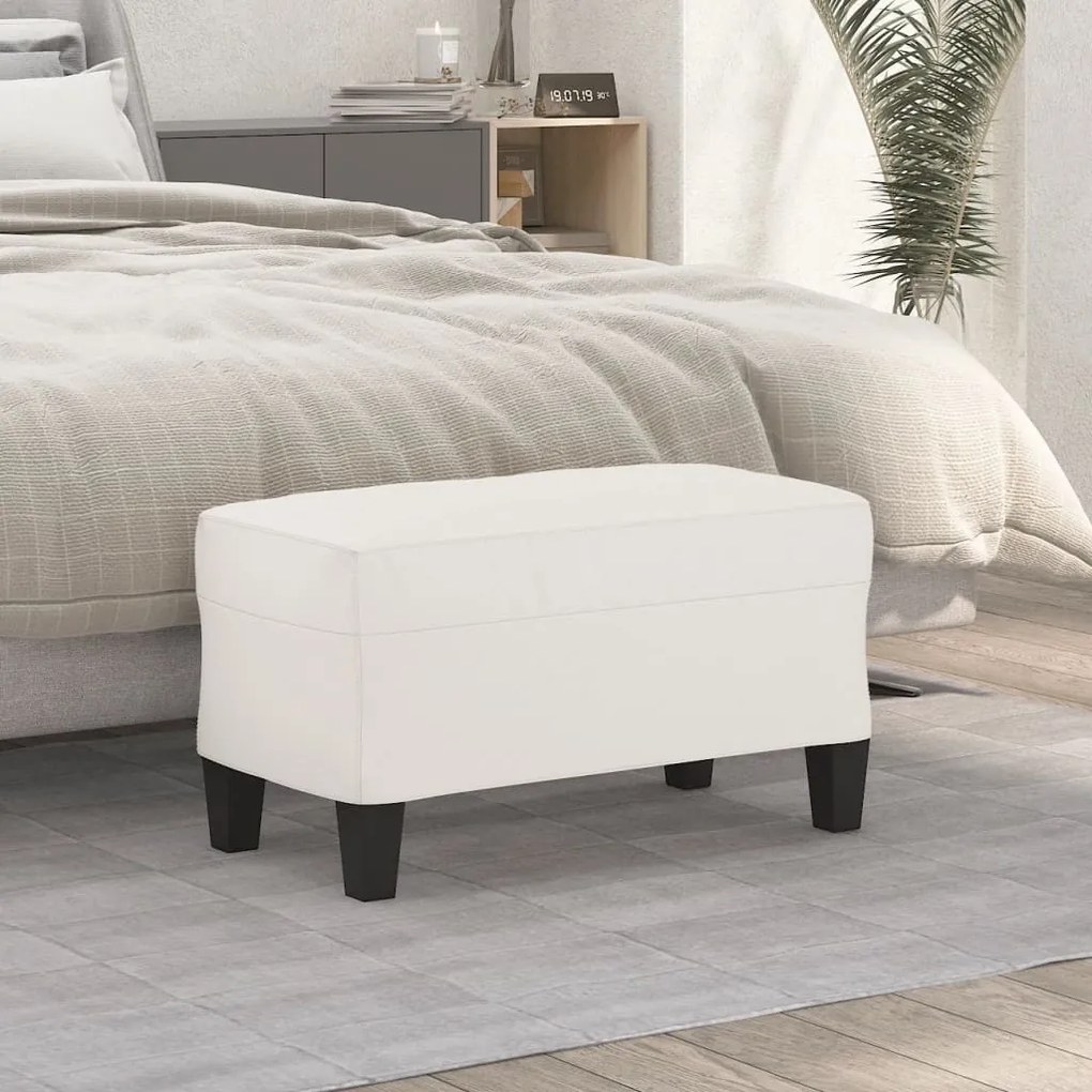 349450 vidaXL Пейка, бежово, 70x35x41 см, микрофибърен плат