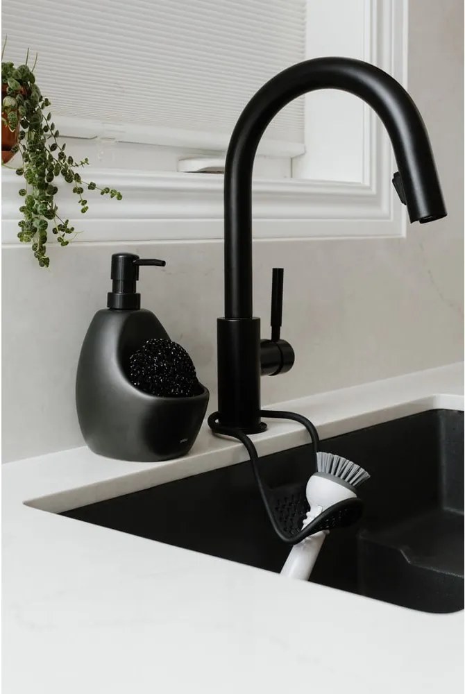 Черен керамичен диспенсер за сапун 590 ml Joey – Umbra