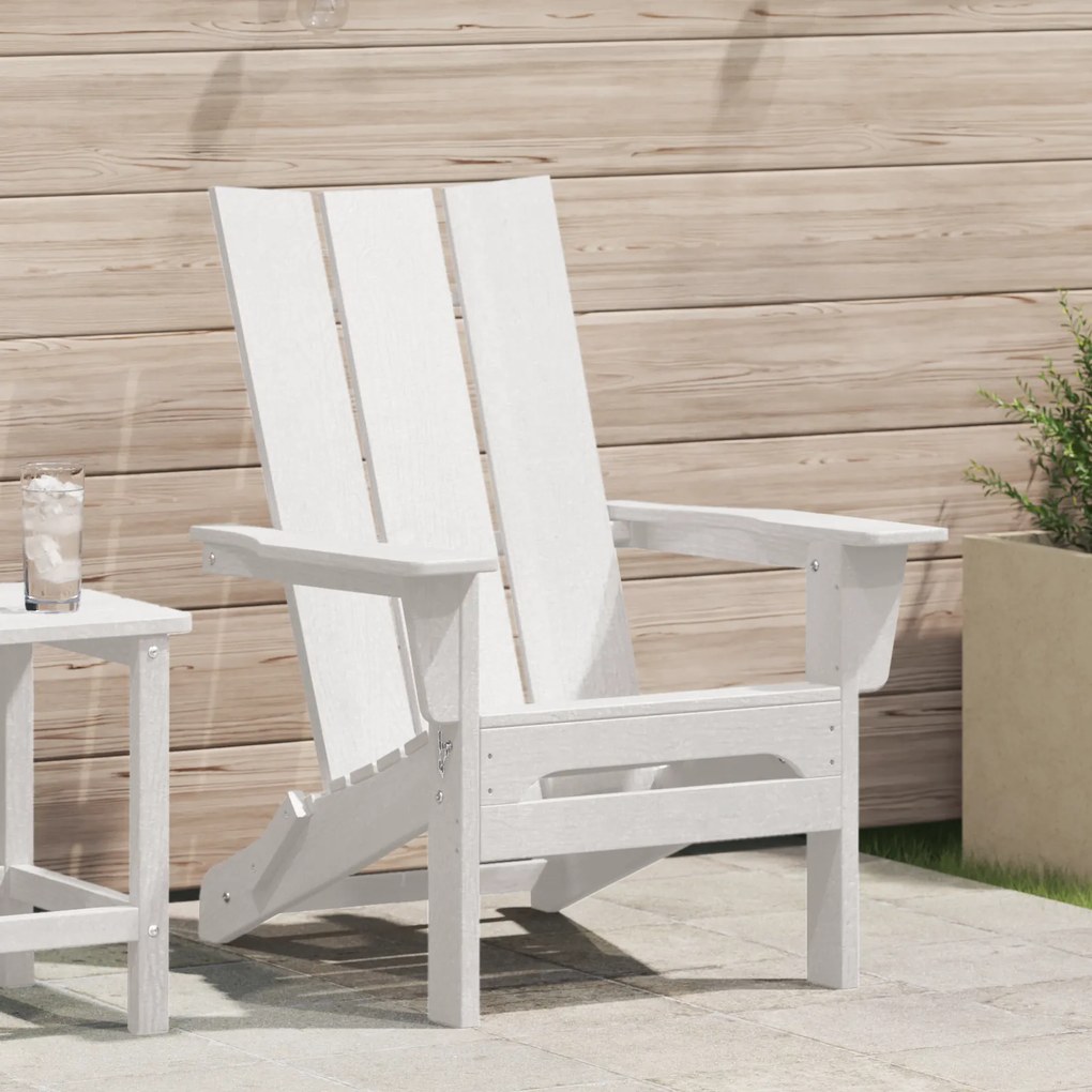 Sonata H стол Adirondack бял 74.5x80.5x90 см HDPE