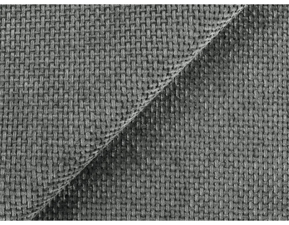 Сив шенилов разтегателен ъглов диван с място за съхранение (ляв ъгъл) Mele – Makamii