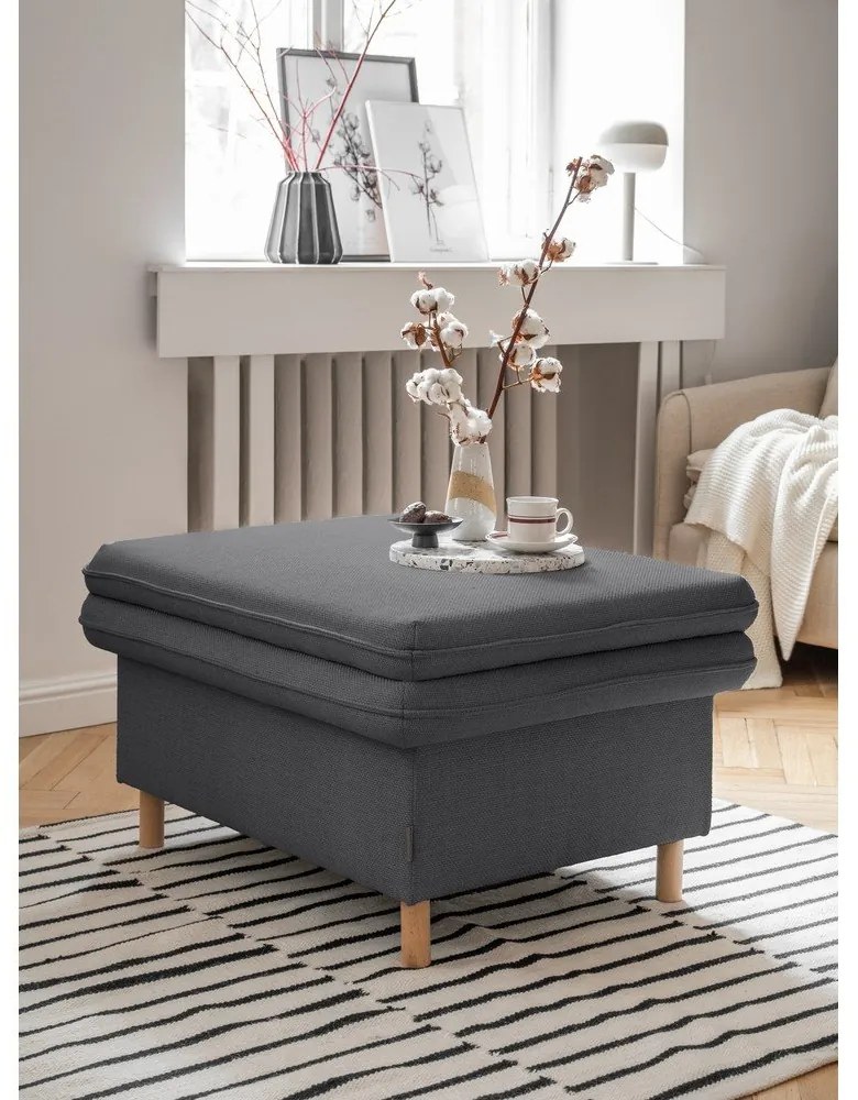 Тъмносива табуретка Simon – Miuform