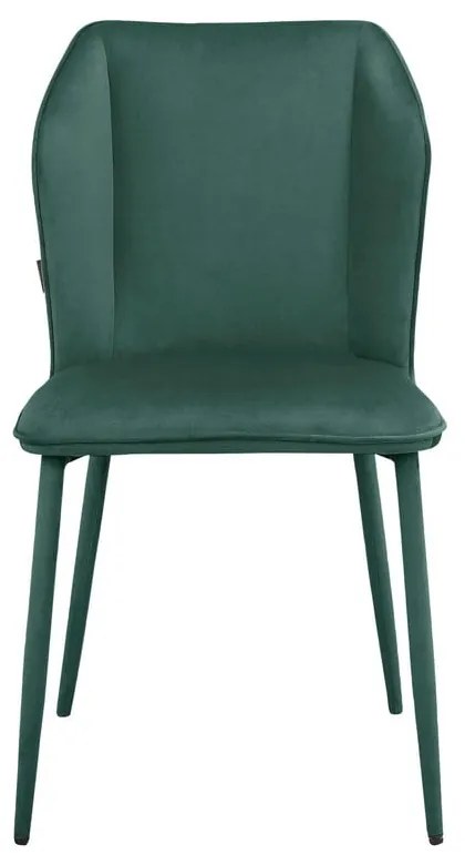 Зелени кадифени трапезни столове в комплект от 2 бр. Wilma – Støraa