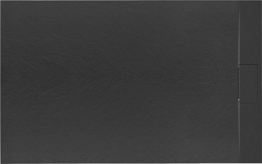 Корито за душ кабина Rea Bazalt Black 80x100