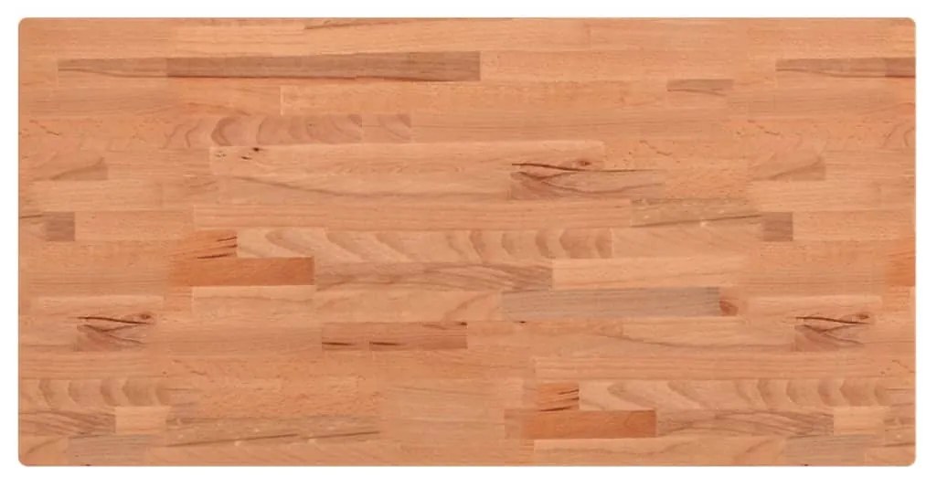 3188889 vidaXL Плот за маса 80x40x1,5 см правоъгълен масивен бук