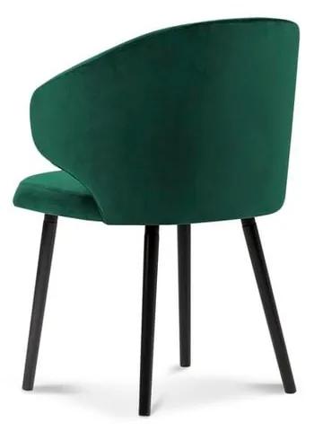 Зелен трапезен стол в бутилка с кадифена тапицерия Nemesis - Windsor &amp; Co Sofas