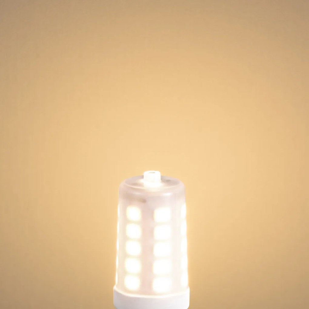 Комплект от 5 димируеми LED крушки G9 с 3 степени на димиране, опал, 3W, 250lm, 2700K