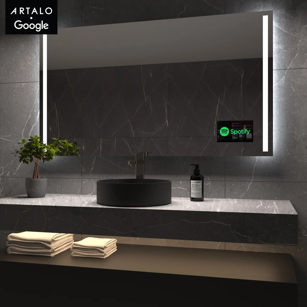 SMART огледало със светодиодно осветление M4 + SmartScreen with Google TV