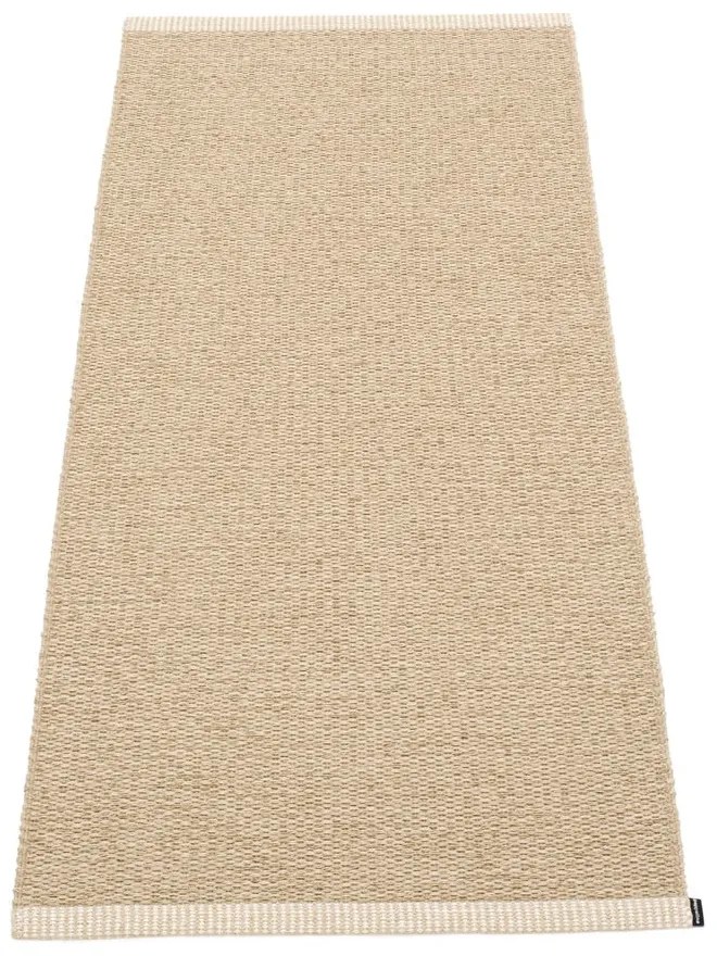 Бежова пътека за открито и закрито 60x150 cm Mono Light Nougat – Pappelina