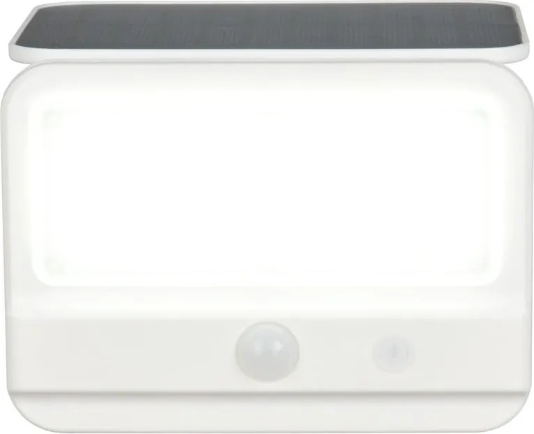 LED стенно външно осветително тяло със соларен панел (височина 9 cm) Viamao – Reality