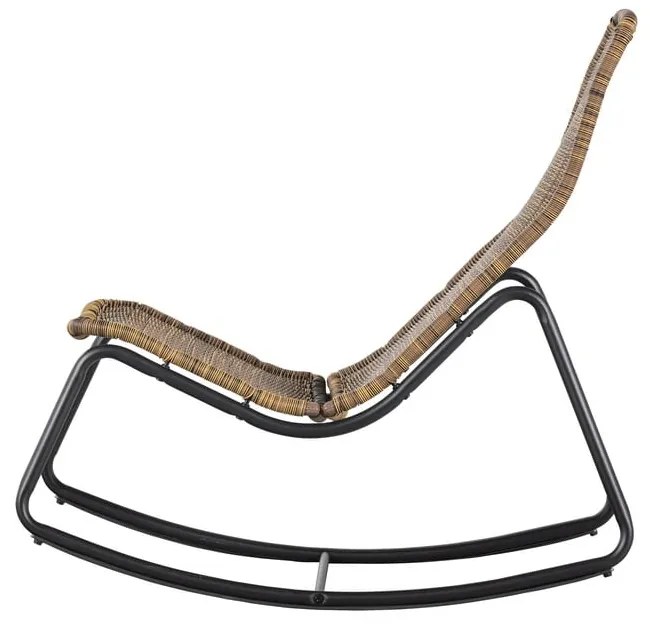 Градински люлеещ се стол от ратан Tom - WOOOD