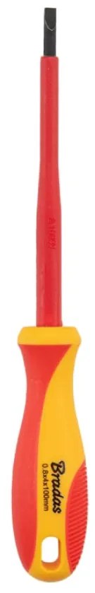 Отвертка изолирана плоска HOME &amp; GARAGE SL4/100mm 1kV