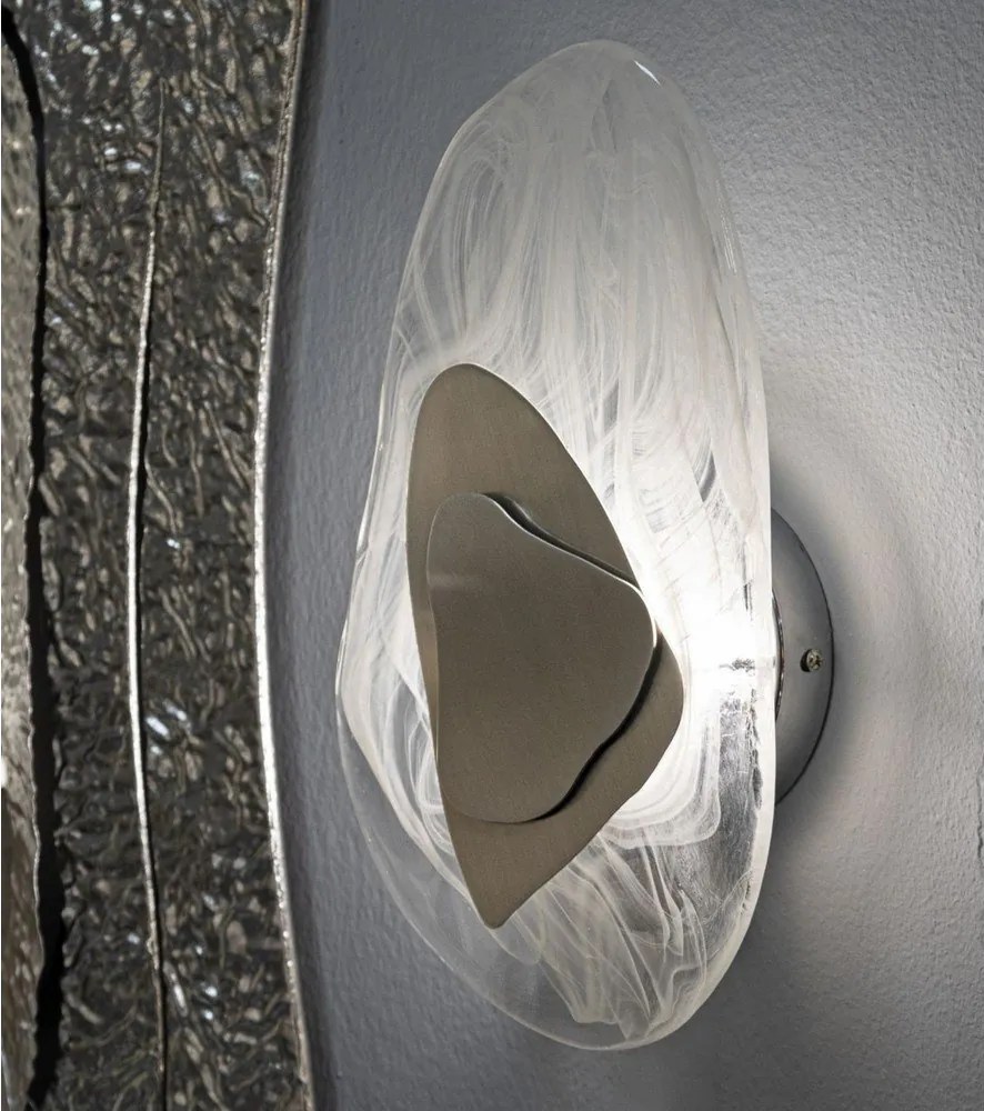 Стъклена стенна лампа Ocean – Mauro Ferretti