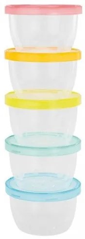 Badabulle - Купички за съхранение на храна 5 броя - 250ml