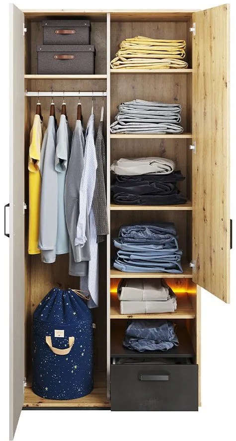 Гардероб Qubic 2D1S