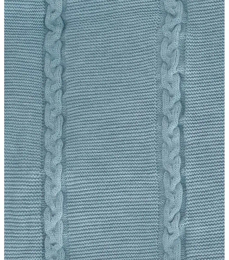 Синьо покривало за легло 200x220 cm Trenza – Oyo Concept